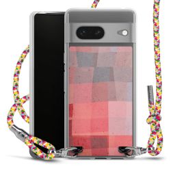 New Carry Case Transparent Stoff colourful/silber