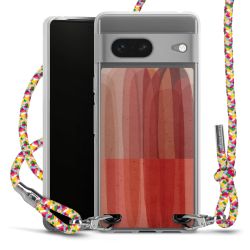 New Carry Case Transparent Stoff colourful/silber