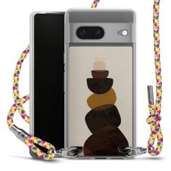 New Carry Case Transparent Stoff colourful/silber