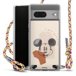 New Carry Case Transparent Stoff colourful/silber