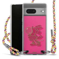 New Carry Case Transparent Stoff colourful/silber