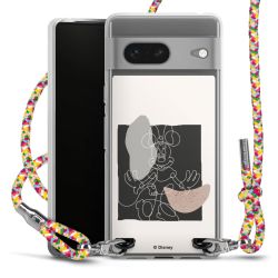 New Carry Case Transparent Stoff colourful/silber