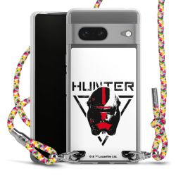 New Carry Case Transparent Stoff colourful/silber