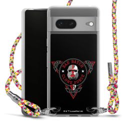 New Carry Case Transparent Stoff colourful/silber