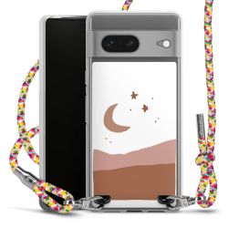 New Carry Case Transparent Stoff colourful/silber