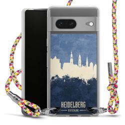 New Carry Case Transparent Stoff colourful/silber