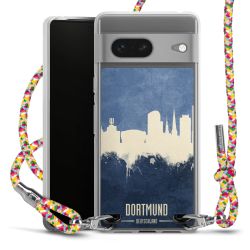 New Carry Case Transparent Stoff colourful/silber