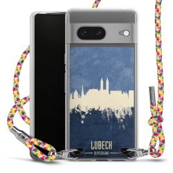 New Carry Case Transparent Stoff colourful/silber