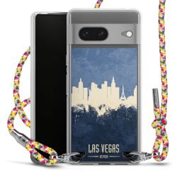 New Carry Case Transparent Stoff colourful/silber