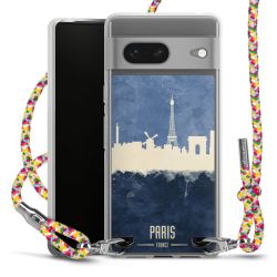 New Carry Case Transparent Stoff colourful/silber