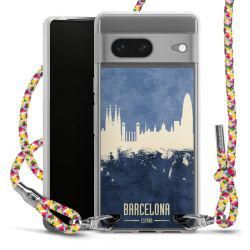 New Carry Case Transparent Stoff colourful/silber