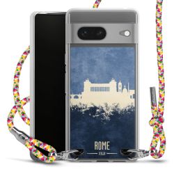 New Carry Case Transparent Stoff colourful/silber