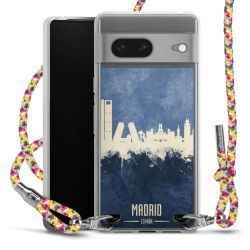 New Carry Case Transparent Stoff colourful/silber