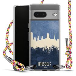 New Carry Case Transparent Stoff colourful/silber