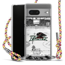 New Carry Case Transparent Stoff colourful/silber