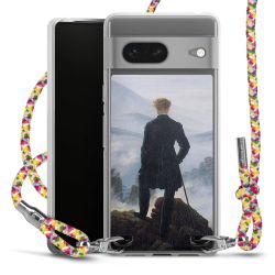 New Carry Case Transparent Stoff colourful/silber