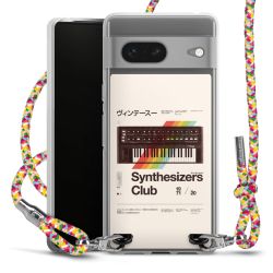 New Carry Case Transparent Stoff colourful/silber