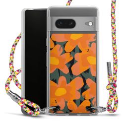 New Carry Case Transparent Stoff colourful/silber