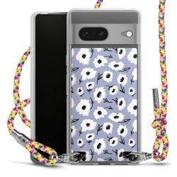 New Carry Case Transparent Stoff colourful/silber