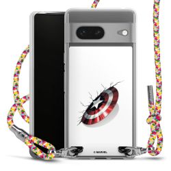 New Carry Case Transparent Stoff colourful/silber