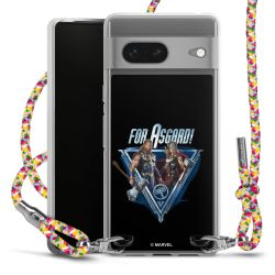 New Carry Case Transparent Stoff colourful/silber