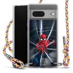 New Carry Case Transparent Stoff colourful/silber