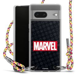 New Carry Case Transparent Stoff colourful/silber