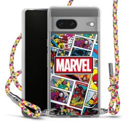 New Carry Case Transparent Stoff colourful/silber