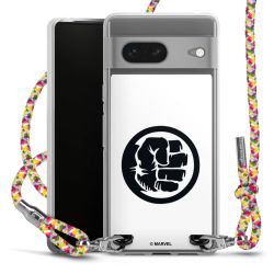 New Carry Case Transparent Stoff colourful/silber