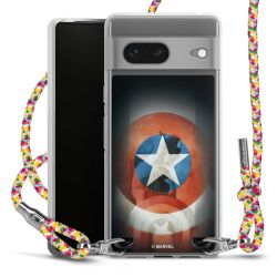 New Carry Case Transparent Stoff colourful/silber