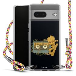 New Carry Case Transparent Stoff colourful/silber