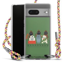 New Carry Case Transparent Stoff colourful/silber