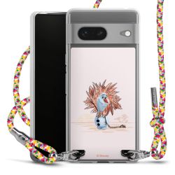 New Carry Case Transparent Stoff colourful/silber