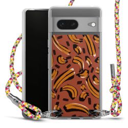 New Carry Case Transparent Stoff colourful/silber