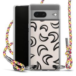 New Carry Case Transparent Stoff colourful/silber