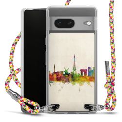 New Carry Case Transparent Stoff colourful/silber