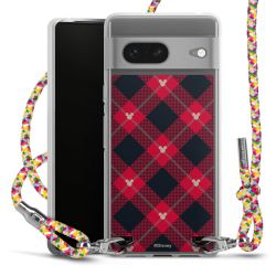 New Carry Case Transparent Stoff colourful/silber