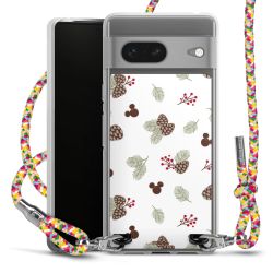 New Carry Case Transparent Stoff colourful/silber