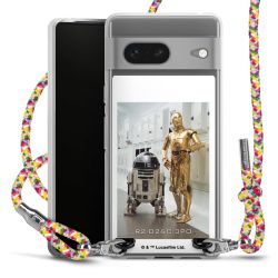 New Carry Case Transparent Stoff colourful/silber