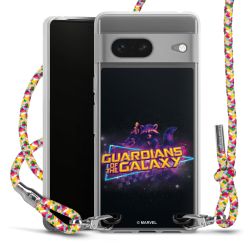 New Carry Case Transparent Stoff colourful/silber