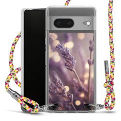 New Carry Case Transparent Stoff colourful/silber