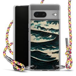 New Carry Case Transparent Stoff colourful/silber