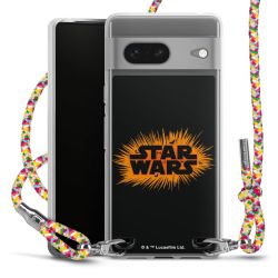 New Carry Case Transparent Stoff colourful/silber