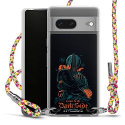 New Carry Case Transparent Stoff colourful/silber