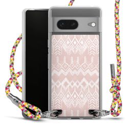 New Carry Case Transparent Stoff colourful/silber