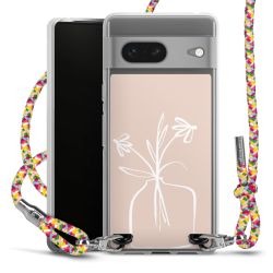 New Carry Case Transparent Stoff colourful/silber