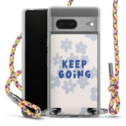 New Carry Case Transparent Stoff colourful/silber