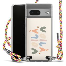 New Carry Case Transparent Stoff colourful/silber