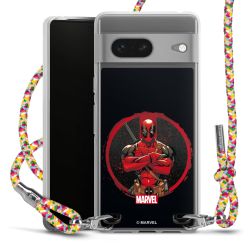 New Carry Case Transparent Stoff colourful/silber