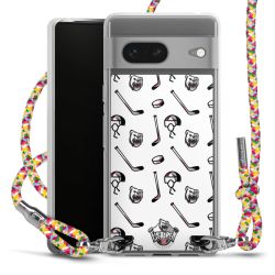 New Carry Case Transparent Stoff colourful/silber